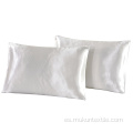 Funda de almohada de satén de seda con cierre de sobre Fundas de almohada estándar